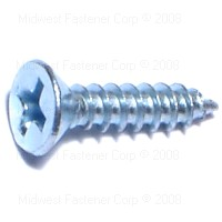 Phillips Flat Sheet Metal Screw #6X5/8" Zinc 0