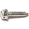 Slotted Hex Washer Sheet Metal Screw #8X1/2" Stainless Steel 0
