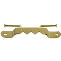 Picture Hangers Brass Small Sawtooth 6/pk 0