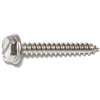 Slotted Hex Washer Sheet Metal Screw #6X1" Stainless Steel 0