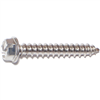 Slotted Hex Washer Sheet Metal Screw #12X1-1/2" Stainless Steel 0