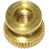 Knurled Nut #8-32 Brass 1/pk 0