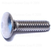 Carriage Bolt 1/4"-20X1" Stainless Steel 1/pk 0