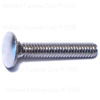 Carriage Bolt 1/4"-20X1-1/2" Stainless Steel 1/pk 0