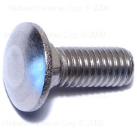 Carriage Bolt 3/8"-16X1" Stainless Steel 1/pk 0