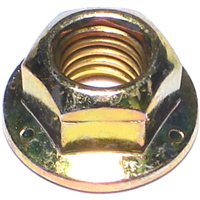 Hex Flange Lock Nut 3/8"-16 Grade 8 Yellow Zinc 1/pk 0
