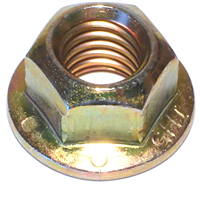 Hex Flange Lock Nut 1/2"-13 Grade 8 Yellow Zinc 0