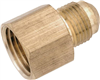 Brass Flare Female Coupling 1/4"Flarex1/8"Fpt 406 754046-0402 0