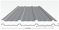 R Panel  Roofing 8' (26 Ga) Galvalume 0