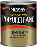Minwax Polyurethane Fast Drying Satin Quart 0
