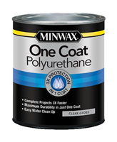 Polyurethane One Coat Gloss Minwax Quart 0