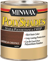 Polyshades American Chestnut Satin Stain Half Pint 0