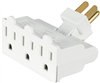 Cube Tap 3 Outlet White Swivel Grounded 1192W-SP 0