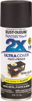 Spray Paint Rustoleum Painter's Touch 2x Black Semi Gloss 12oz 0