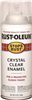 Spray Paint Rustoleum Stops Rust Enamel Crystal Clear Gloss 12oz 0