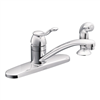 Faucet Moen Kitchen 1 Handle Chrome w/ Spray Adler CA87016 0