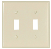 Wall Plate Switch 2Gang Light Almond 2139LA-Box 0