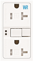 Receptacle Gfci 20A White Self Test Tamper Resistant, & Weather Resistant TWRGF20W 0