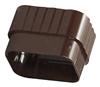 Gutter Downspout Connector 2"X3" Brown Vinyl Style K Traditional M1623 0