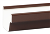 Gutter Joint Brown Vinyl Traditional 5"X10' M1573 0