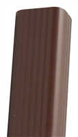 Gutter Downspout 10' Brown Vinyl Style K Traditional M1593 0