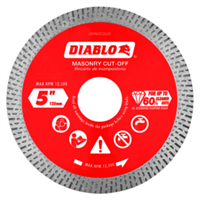 Saw Blade Circular 5" Diamond Rim Cut-Off Discs for Masonry Diablo DMADC0500 0