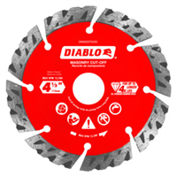 Saw Blade Circular 4-1/2" Diamond Segmented Turbo Cut-Off Discs for Masonry Diablo DMADST0450 0