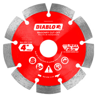 Saw Blade Circular 4" Diamond Segmented Cut-Off Discs for Masonry Diablo DMADS0400 0