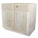 Kitchen Cabinet Knotty Pine Unfinished Base 30" Plywood Box B30 