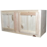 Kitchen Cabinet Knotty Pine Unfinished Wall 36 X15" Plywood Box W3615 0