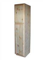Kitchen Cabinet Knotty Pine Unfinished Pantry 18" Plywood Box UC188424 0