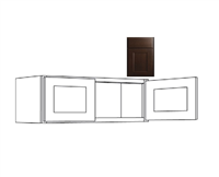 Kitchen Cabinet Luxor Espresso Wall 30"X15" W3015 Plywood Box 0