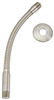 Shower Arm and Flange 11-1/2" Stainless Steel Brushed Nickel Plumb Pak K780BN 0