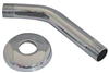 Shower Arm w/ Flange 1/2" Connection Threaded 6" Stainless Steel\Chrome Danco 89180 0