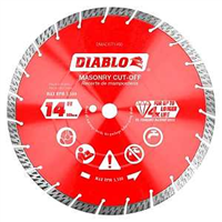 Saw Blade Circular 14" Diamond Segmented Rim Cut-Off Discs for Masonry Diablo DMADST1400 0