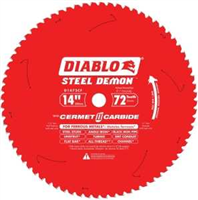 Saw Blade Circular 14"x72 Tooth Metal & Stainless Steel Cermet Cutting Diablo D1472CF 0