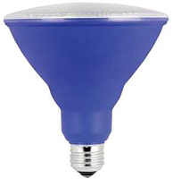 Bulb LED 120-Watt Blue Flood/Spotlight E26 Base Feit PAR38/B/10KLED/BX 0