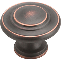 Cabinet Knob Inspirations Oil Rubbed Bronze 3-Ring Amerock  Bp15862ORB 0
