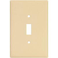 Wall Plate Switch 1Gang Oversize 2144V-Ivory 00186101 0