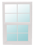 Window White 2/0X3/0 100 Series 4/4 Single Hung Low E No Screen 0