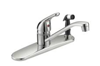 Faucet Banner Kitchen 1 Handle Chrome With Spray 573 0