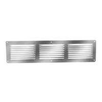 Under Eave Cornice Vent 4"X16" Mill Finish Louvered 84126 0