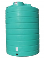 Water Tank 3000Gal Ribbed Poly Vertical 0