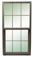 Window Bronze 2/8X4/4 100 Series 6/6 Single Hung Low E No Screen 0