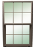 Window Bronze 3/0X3/0 100 Series 6/6 Single Hung Low E No Screen 0