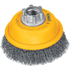 Grinding Cup Brush 3"X5/8"-11 Crimped Wire Dw4920 0