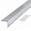 Stair Edging 36" Silver Aluminum, Fluted 726F M-D 78022 0