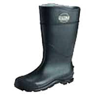 Rubber Boots Black Size   8 Pvc Plain 87401-8/L G06B8 0