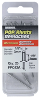 Pop Rivet Aluminum 1/8X1/8 100Pk Fpc42A-100 0