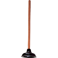 Plunger Wood Handle 23" Long 6" Cup 8318-B 0